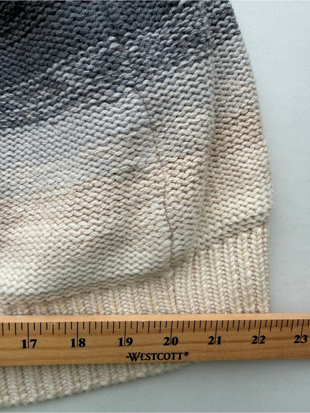 Ports 1961 Wool Ombre Fair Isle Wool Cape Sweater Cardigan Poncho XS - Picture 8 of 11